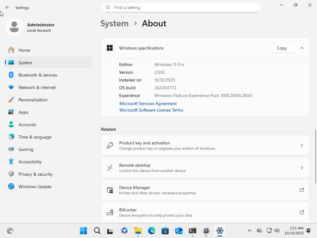 Win11 25H2 Dev 预览版更新—— OOBE本地账户创建机制被移除(图6) Win11 25H2 Dev 预览版更新—— OOBE本地账户创建机制被移除(图6)